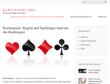 Tablet Screenshot of kartenspiel.org